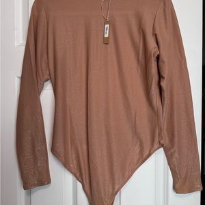 Shimmer skims bodysuit xl NWT orchre